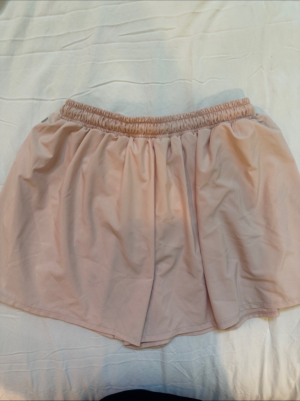 Zella Blush Pink Elastic Waist Athletic Shorts - NWOT - Picture 3 of 4